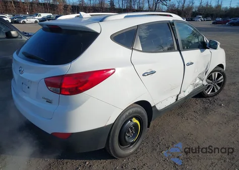 2014 Hyundai Tucson Limited из США, поврежденный, VIN KM8JUCAG6EU851088